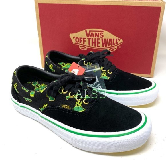 💖MEGA SALE💖VANS Era Pro Shake Junt Suede Canvas Black Women’s Size VN0A347LOV4 - Picture 1 of 9